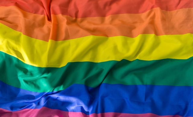 A LGBTQA+ community flag.